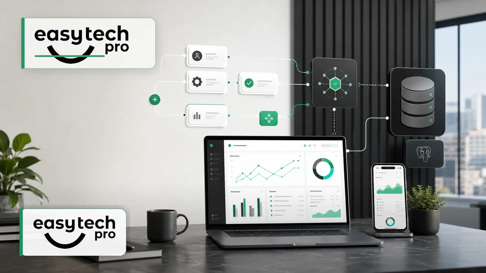 Portada del artículo Desarrollo de software a la medida para empresas sobre Desarrollo de software en el blog de EasyTechPro