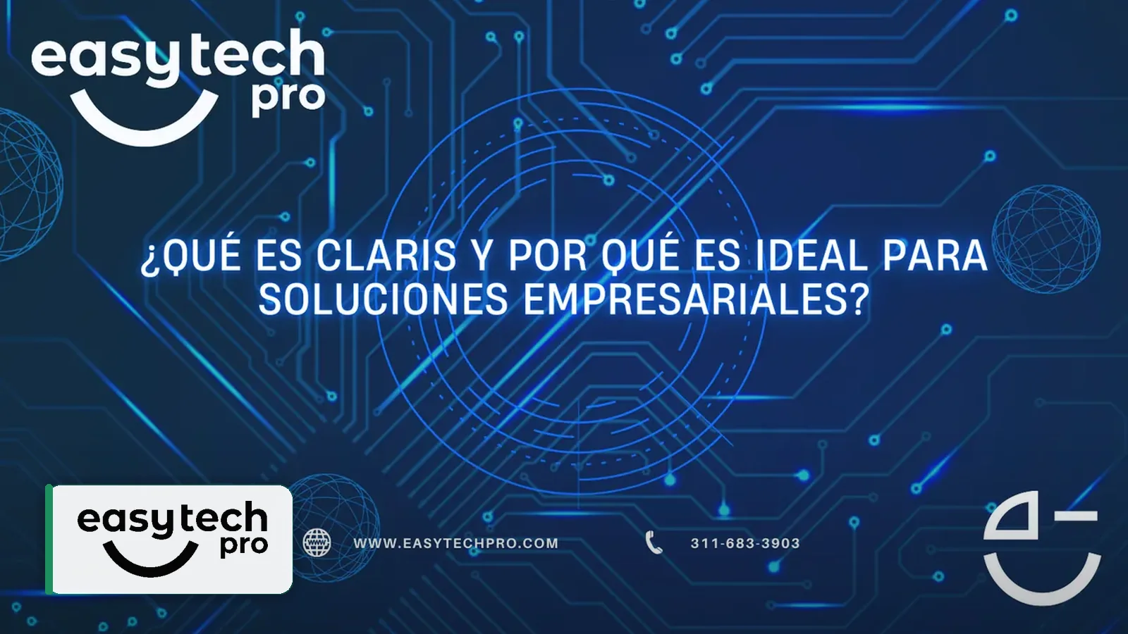 Portada del artículo Qué es Claris y por qué es ideal para soluciones empresariales sobre Aprender Claris FileMaker en el blog de EasyTechPro