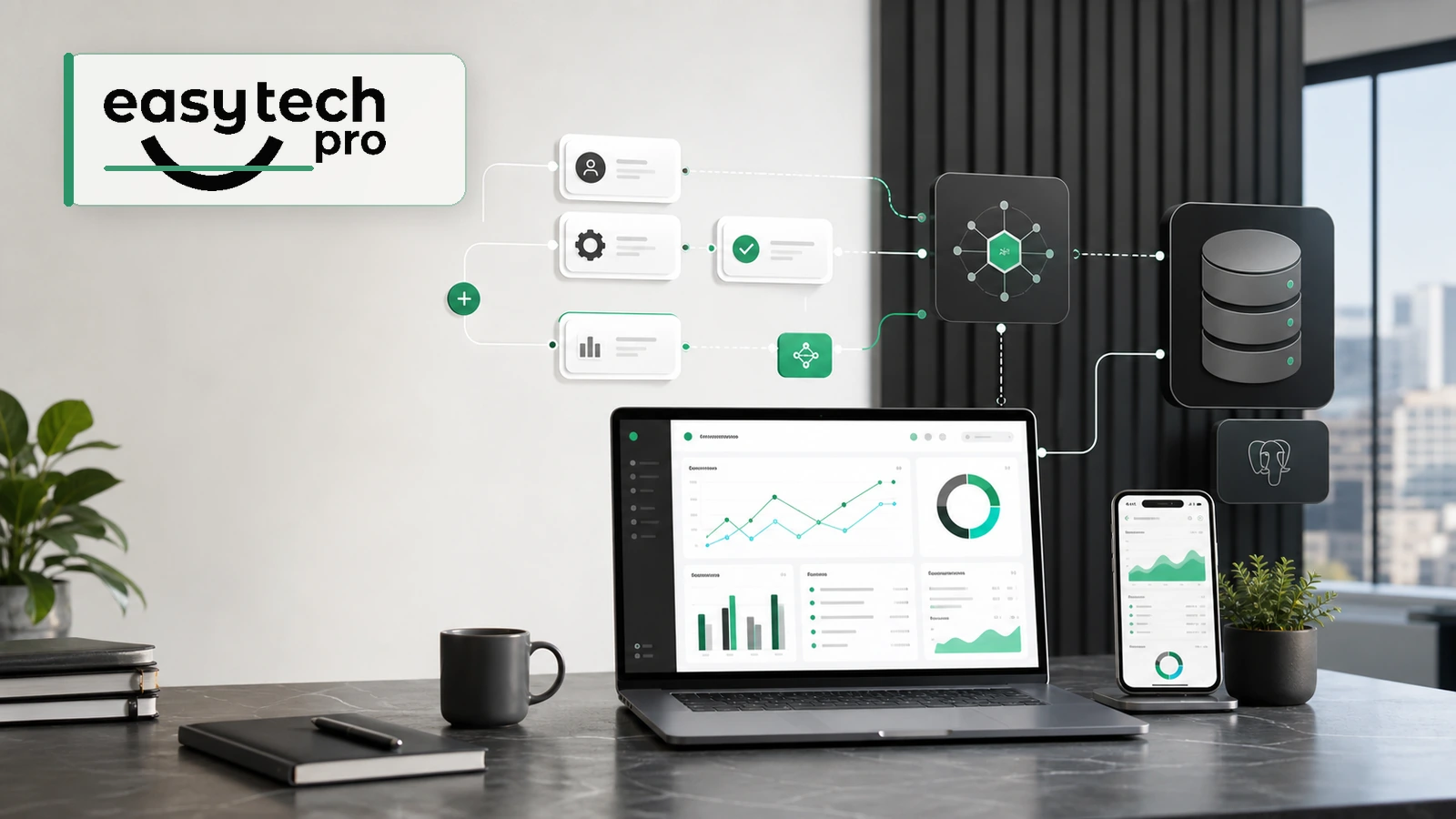 Portada del artículo Desarrollo de software a la medida para empresas sobre Desarrollo de software en el blog de EasyTechPro