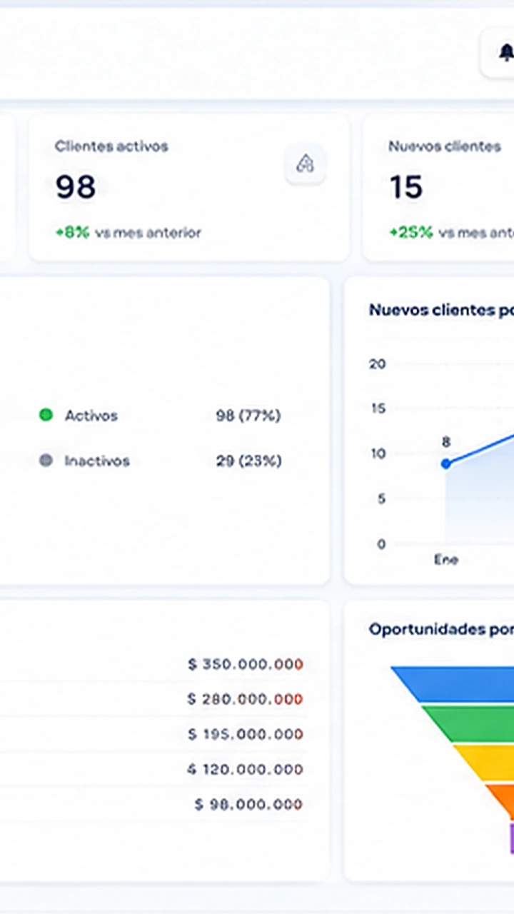 Vista promocional de Conexa CRM para seguimiento comercial