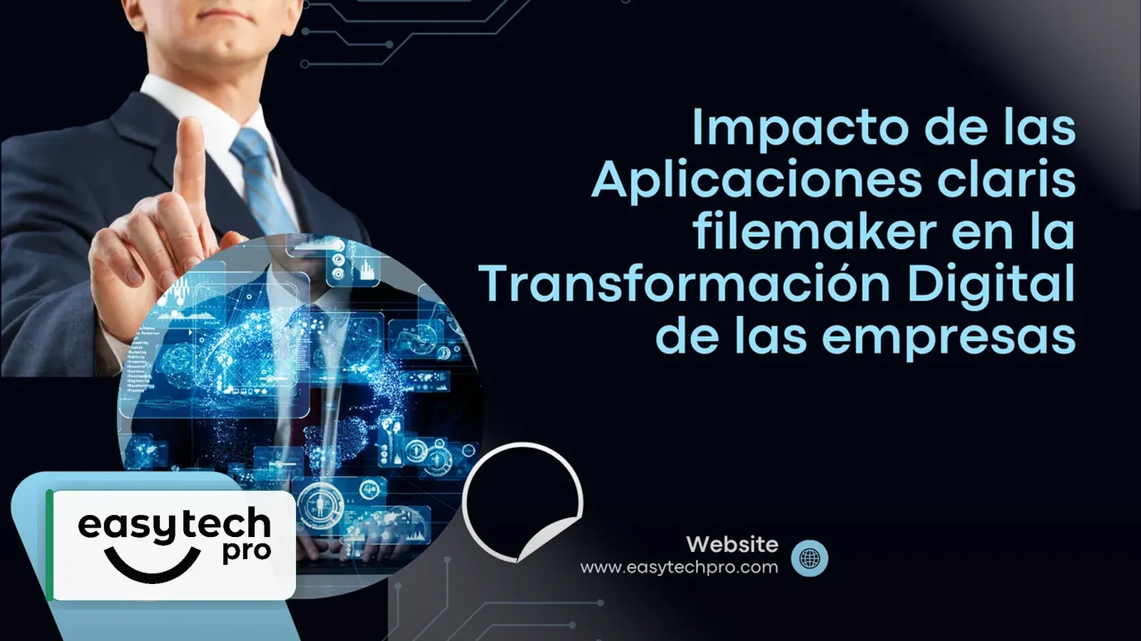 Portada del artículo Impacto de las aplicaciones Claris FileMaker en la transformación digital sobre Transformación digital en el blog de EasyTechPro