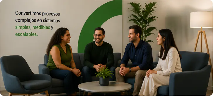 Equipo EasyTechPro acompañando la implementación de un sistema comercial