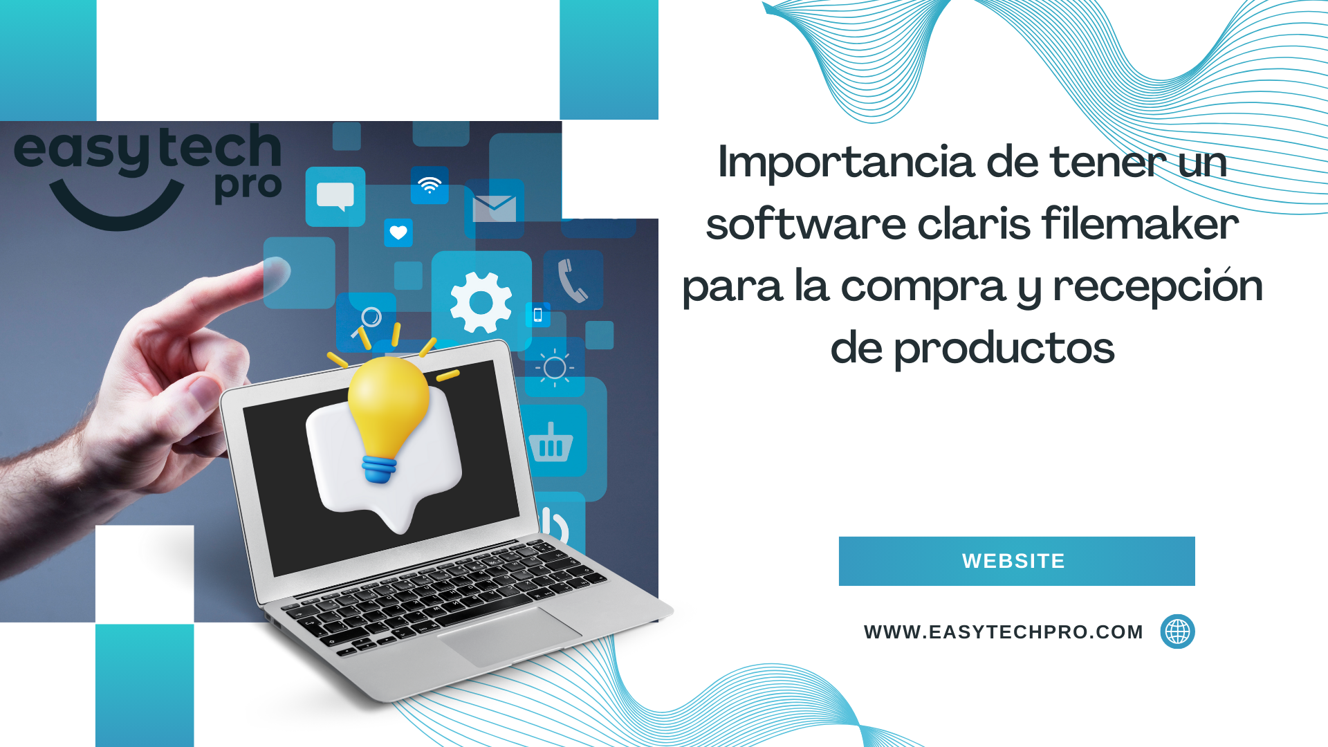 la importancia de tener un software claris filemaker para la compra y recepcion de productos